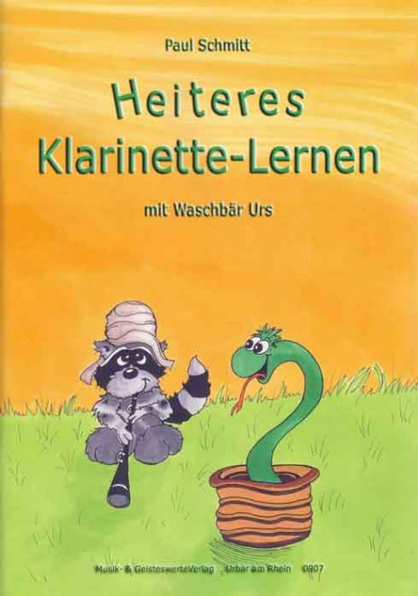 Klarinette-Lernen mit Waschbaer Urs